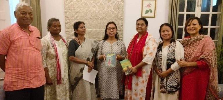 Kusum Alam meets Agatha Sangma, discusses Manipur issue.