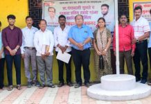 Blood donation camp organized at Kaswi. blood